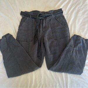 Anthropologie Tapered Utility Joggers Size 6